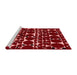 Modern Red Washable Rugs