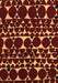 Machine Washable Abstract Brown Modern Rug, wshabs5198brn