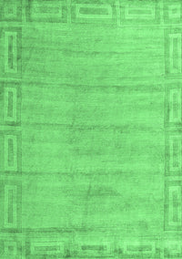 Abstract Emerald Green Modern Rug, abs5199emgrn