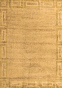 Abstract Brown Modern Rug, abs5199brn