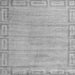 Square Abstract Gray Modern Rug, abs5199gry