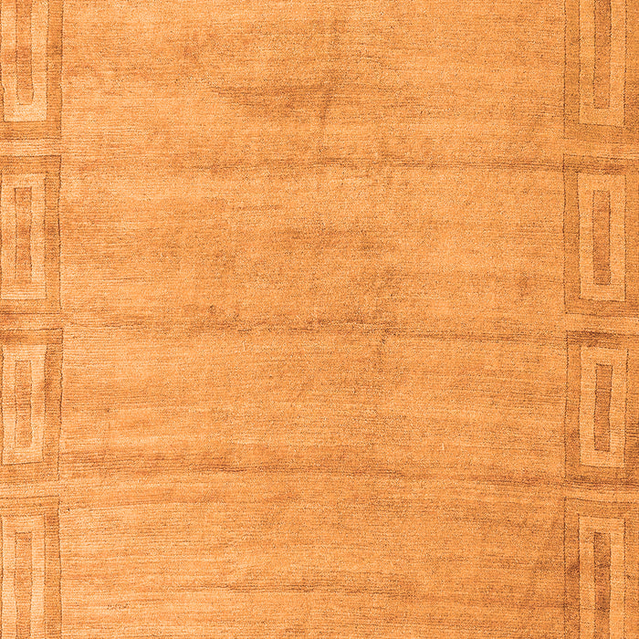 Machine Washable Abstract Orange Modern Area Rugs, wshabs5199org