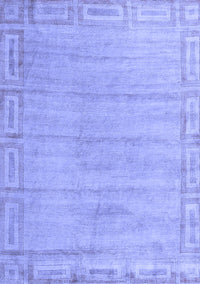 Abstract Blue Modern Rug, abs5199blu