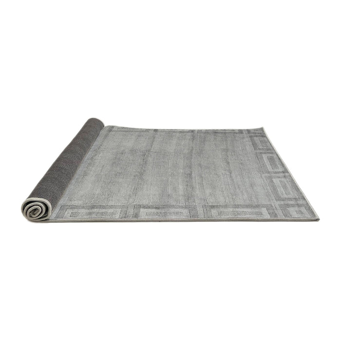 Sideview of Abstract Gray Modern Rug, abs5199gry
