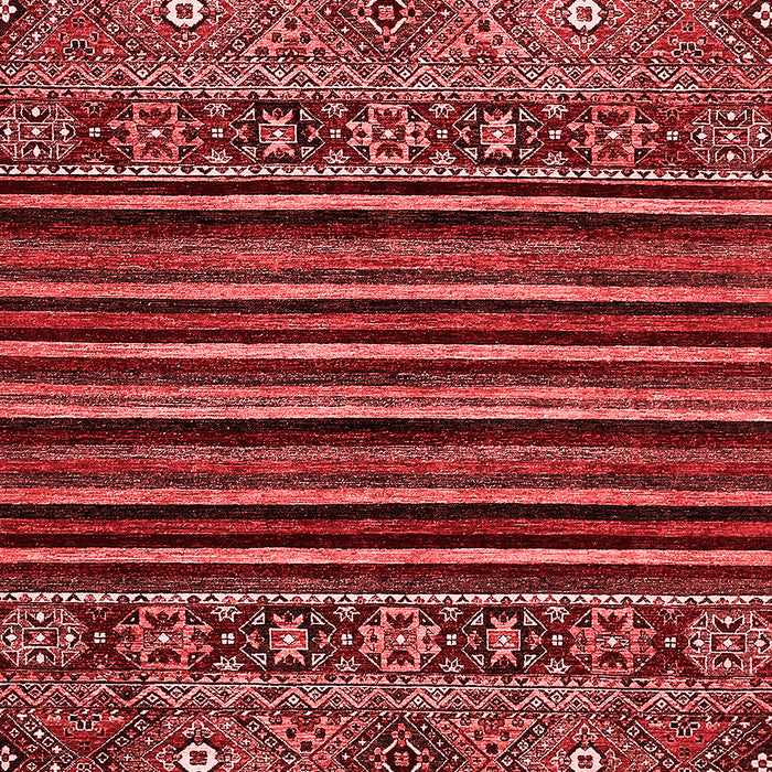 Machine Washable Southwestern Red Country Rug, wshabs519red