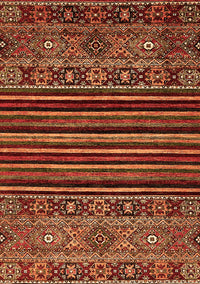 Southwestern Orange Country Rug, abs519org