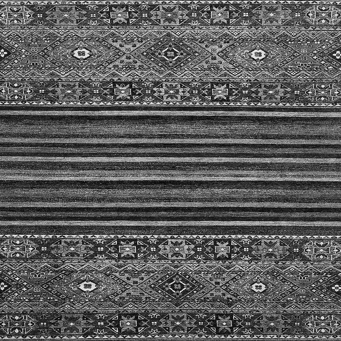Square Southwestern Gray Country Rug, abs519gry