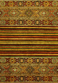 Southwestern Yellow Country Rug, abs519yw