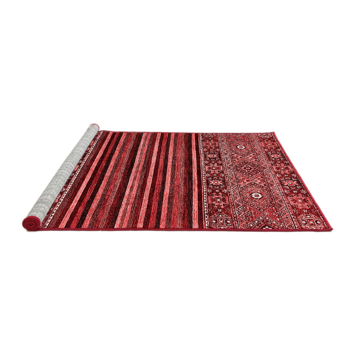 Country Red Washable Rugs
