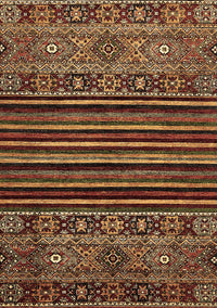 Southwestern Brown Country Rug, abs519brn