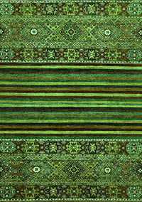 Southwestern Green Country Rug, abs519grn