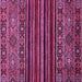 Square Southwestern Pink Country Rug, abs519pnk