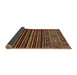 Sideview of Southwestern Brown Country Rug, abs519brn