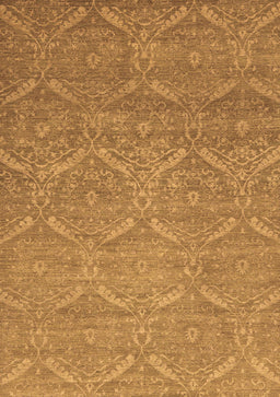 Abstract Brown Modern Rug, abs51brn