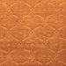 Square Abstract Orange Modern Rug, abs51org