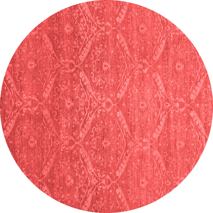Machine Washable Abstract Red Modern Rug, wshabs51red