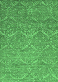 Abstract Emerald Green Modern Rug, abs51emgrn