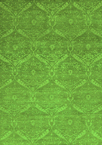 Abstract Green Modern Rug, abs51grn