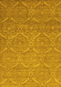 Abstract Yellow Modern Rug, abs51yw