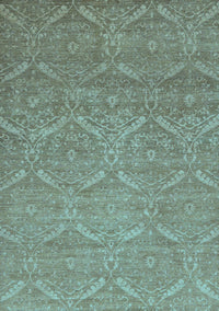 Abstract Light Blue Modern Rug, abs51lblu