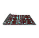 Sideview of Abstract Light Blue Modern Rug, abs5200lblu