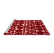 Modern Red Washable Rugs