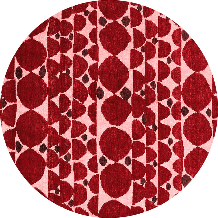Abstract Red Modern Rug, abs5200red