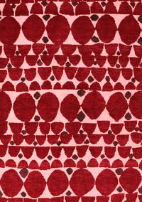 Abstract Red Modern Rug, abs5200red