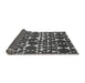 Sideview of Abstract Gray Modern Rug, abs5200gry