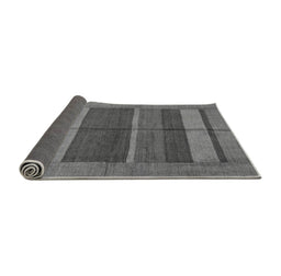 Sideview of Abstract Gray Modern Rug, abs5201gry