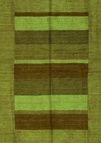 Abstract Green Modern Rug, abs5201grn