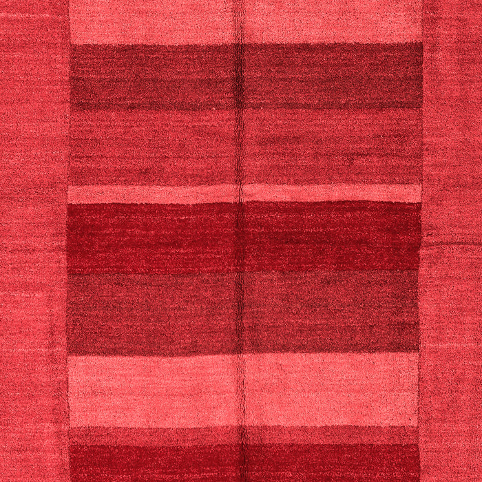 Machine Washable Abstract Red Modern Rug, wshabs5201red