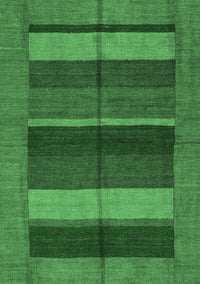 Abstract Emerald Green Modern Rug, abs5201emgrn