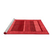 Modern Red Washable Rugs