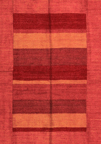 Abstract Orange Modern Rug, abs5201org