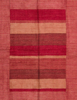 Abstract Red Modern Rug, abs5201