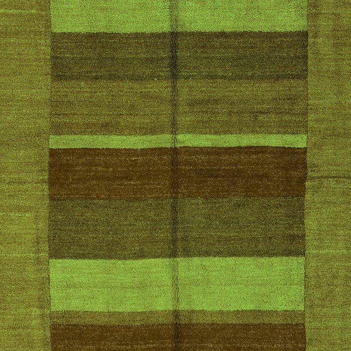 Machine Washable Abstract Green Modern Area Rugs, wshabs5201grn