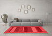 Modern Red Washable Rugs