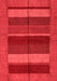 Abstract Red Modern Area Rugs