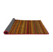 Sideview of Abstract Red Modern Rug, abs5202