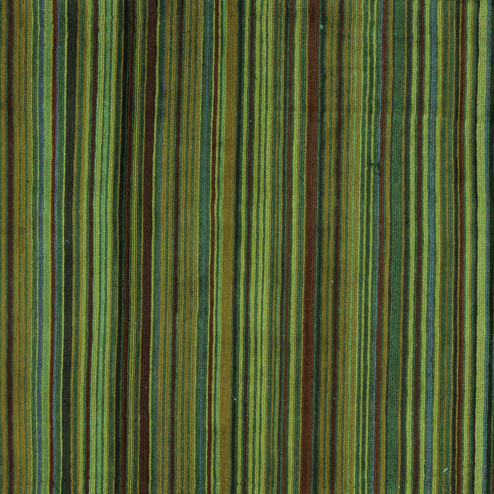 Square Machine Washable Abstract Turquoise Modern Area Rugs, wshabs5202turq