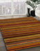 Abstract Red Modern Rug in Family Room, abs5202