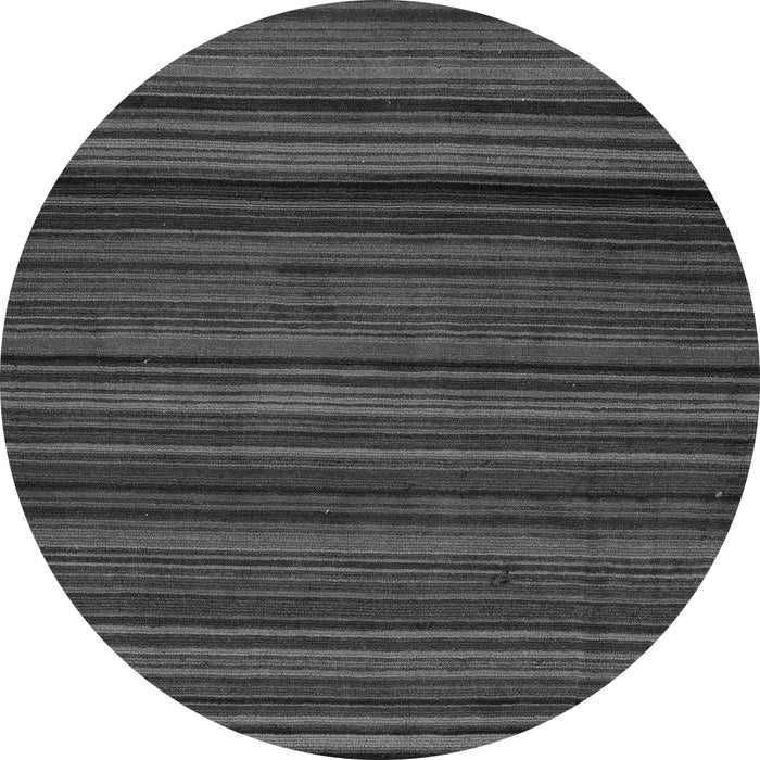 Round Machine Washable Abstract Gray Modern Rug, wshabs5202gry