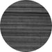 Round Machine Washable Abstract Gray Modern Rug, wshabs5202gry