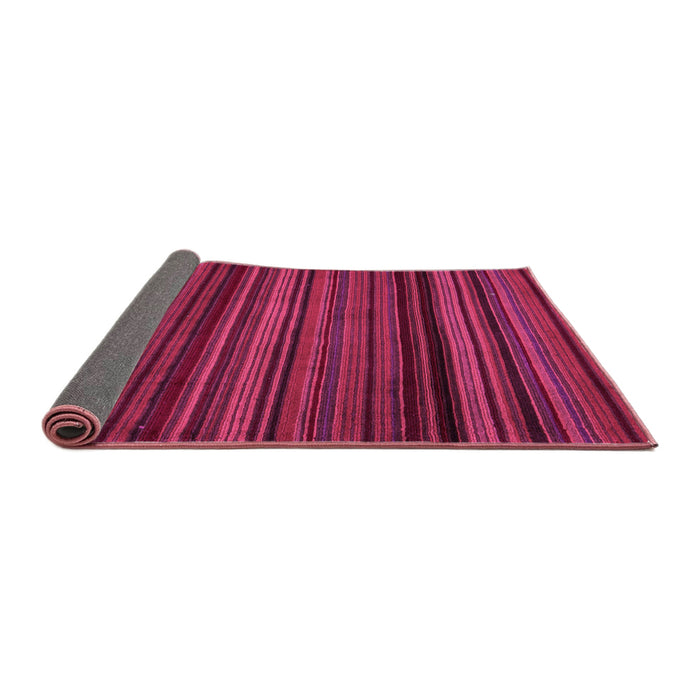 Sideview of Abstract Pink Modern Rug, abs5202pnk