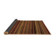 Sideview of Abstract Brown Modern Rug, abs5202brn