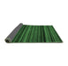 Sideview of Abstract Emerald Green Modern Rug, abs5202emgrn