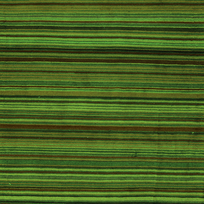 Square Abstract Green Modern Rug, abs5202grn