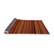 Sideview of Abstract Orange Modern Rug, abs5202org