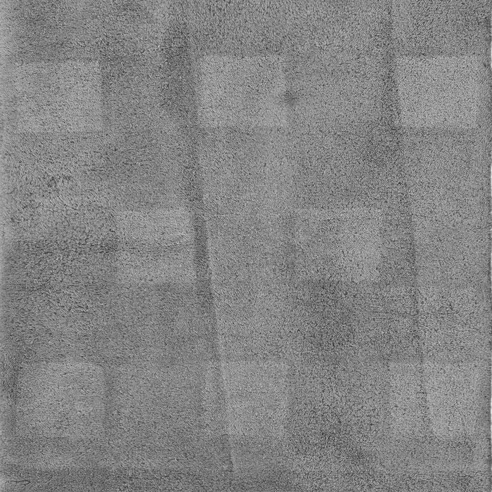 Checkered Gray Modern Rug, abs5203gry